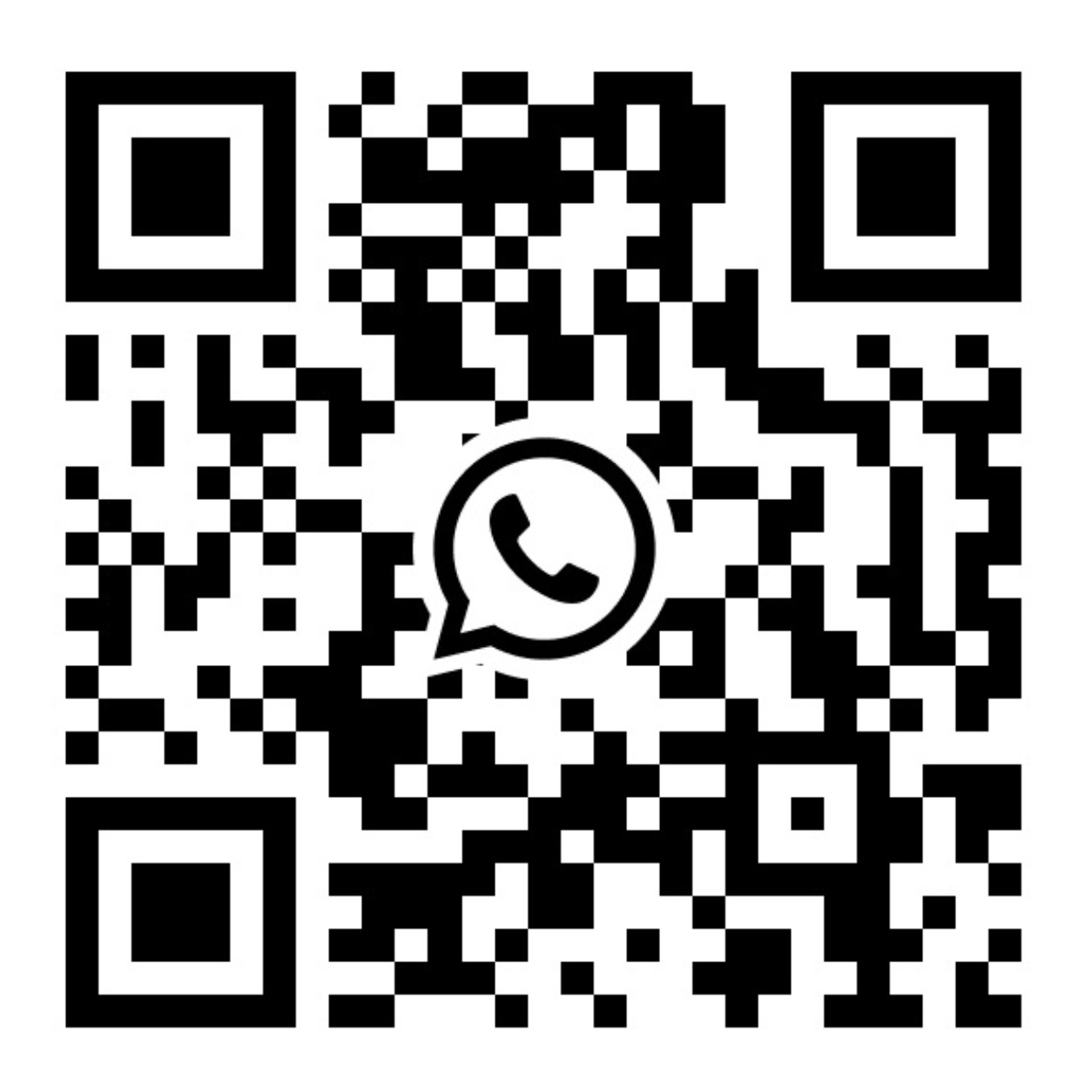 QR code to message BuildFreeSite on WhatsApp